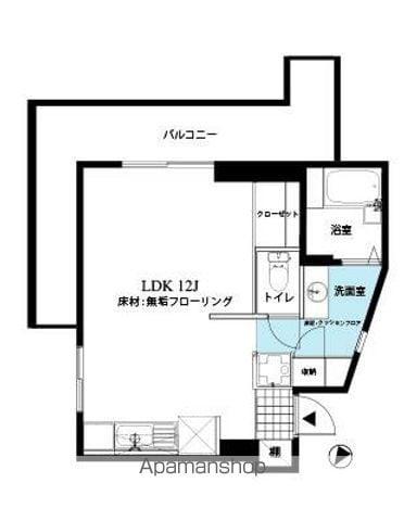 新高砂マンション(ワンルーム/7階)の間取り写真