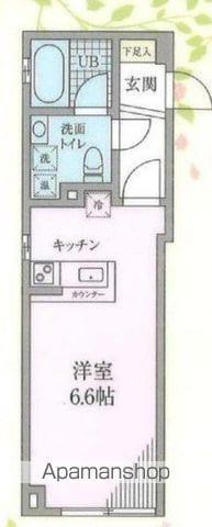 ランドレジデンス小石川(ワンルーム/5階)の間取り写真