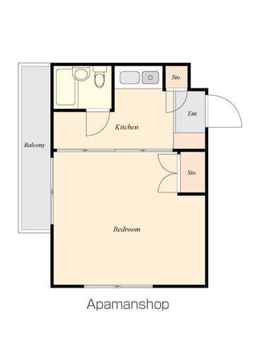 プライム東長崎(1K/3階)の間取り写真