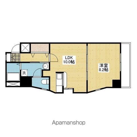 ルーチェ志津川(1LDK/4階)の間取り写真