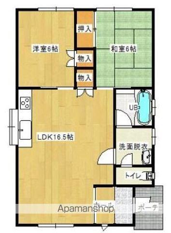 久大本線 筑後吉井駅 徒歩14分 1階建 築27年(2LDK)の間取り写真