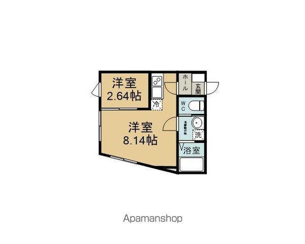 メゾン・ド・ラヴィエンヌ(1LDK/1階)の間取り写真