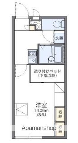 レオパレス共栄(1K/1階)の間取り写真