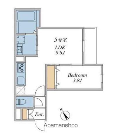 ウィンドテラスみどり台(1LDK/2階)の間取り写真