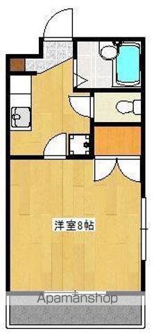 ロフティ三軒町(1K/1階)の間取り写真