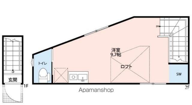サークルハウス京成小岩(ワンルーム/2階)の間取り写真
