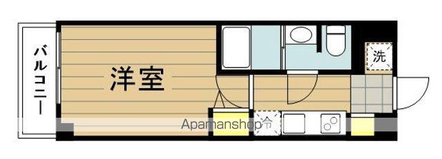 S-RESIDENCE北戸田(1K/4階)の間取り写真