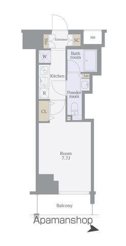 AZEST大山東(1K/6階)の間取り写真
