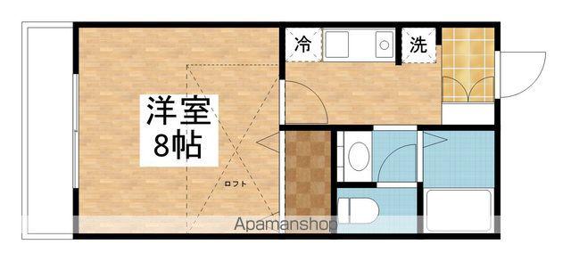 ジョワーユ(1K/2階)の間取り写真