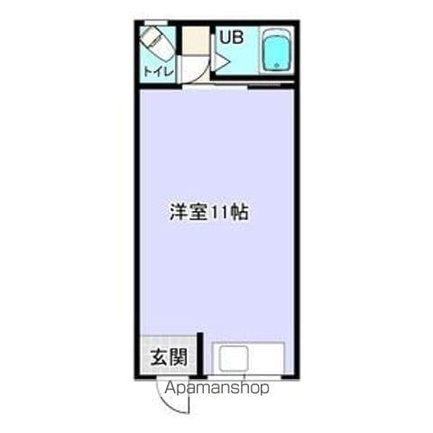 コーポ湊Ⅰ(ワンルーム/3階)の間取り写真