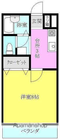 グレイスコーポ・カク(1K/1階)の間取り写真