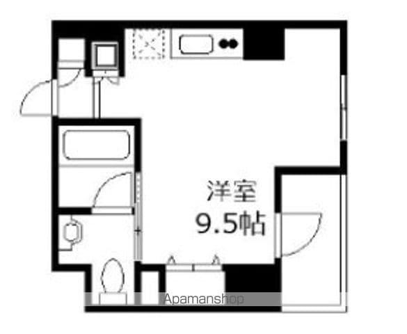 メゾン両国(ワンルーム/5階)の間取り写真