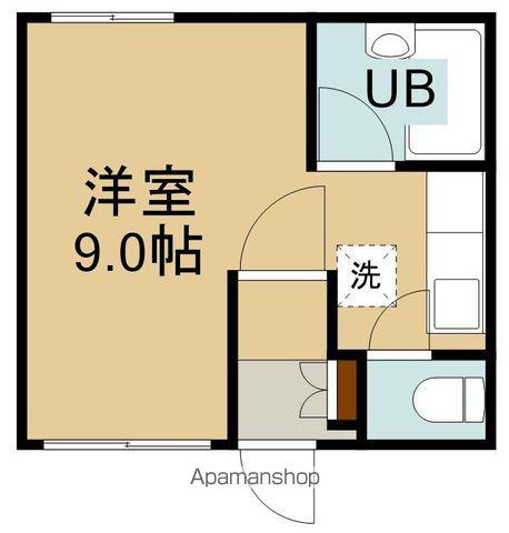 レジェンド北大前Ⅱ(1K/1階)の間取り写真