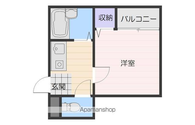 アネックス堺東(ワンルーム/2階)の間取り写真