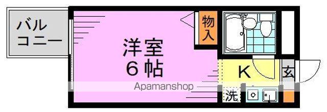 ユーレジデンス高円寺(1K/1階)の間取り写真