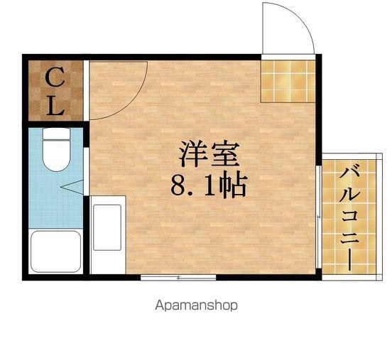 シャルム今市(ワンルーム/4階)の間取り写真