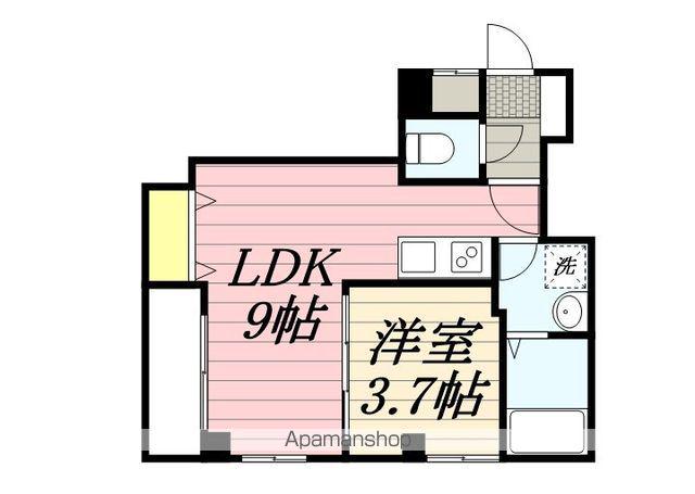 LILAC(1LDK/3階)の間取り写真