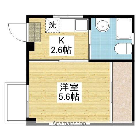 アルトヴェールⅡ(1K/3階)の間取り写真