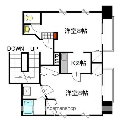 メゾンド・イー(2K/5階)の間取り写真