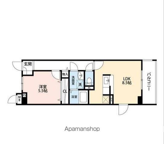 レジーナコンテ(1LDK/2階)の間取り写真
