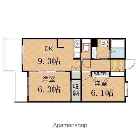 プレンディヒルズ高幡不動 PLENDYHILLS(2DK/2階)の間取り写真