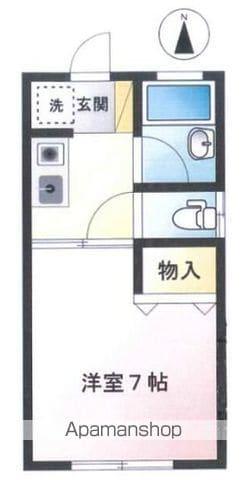 レジデンス清水(1K/1階)の間取り写真