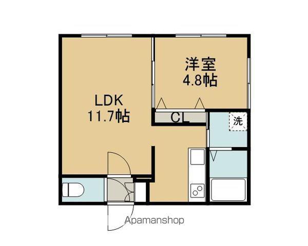 BLITZ(1LDK/3階)の間取り写真