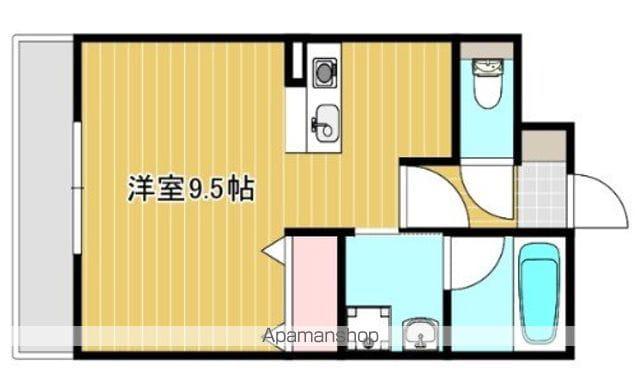 MBレジデンス(ワンルーム/3階)の間取り写真