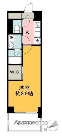 アルティジャーノディーズ狭山(1K/4階)の間取り写真