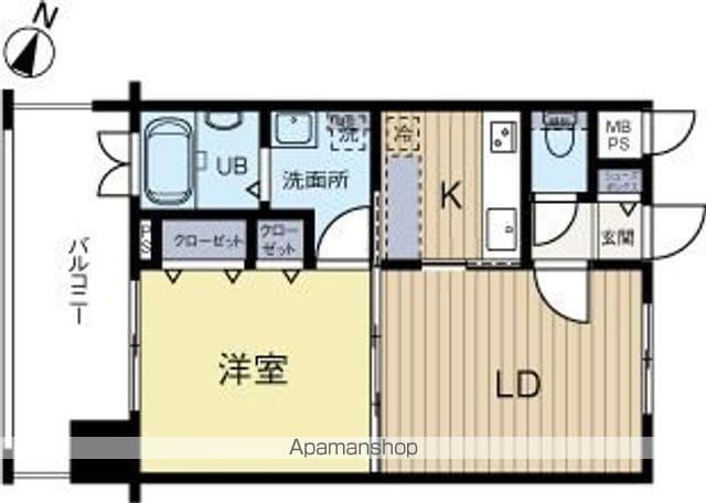 エンクレスト薬院Ⅱ(2K/13階)の間取り写真