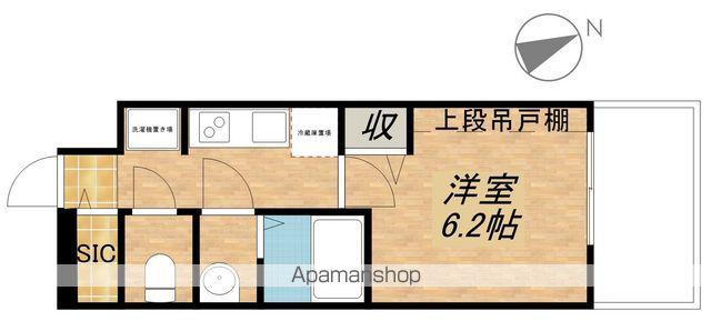プレサンス大津京町ヴェリス(1K/15階)の間取り写真