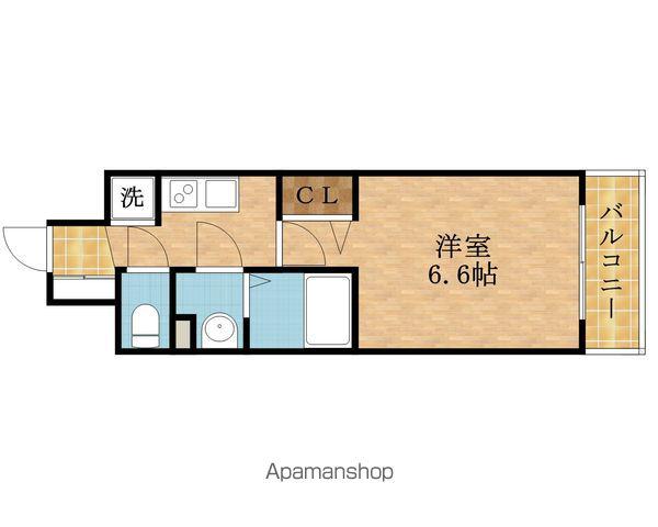 ファステート都島テーラー(1K/9階)の間取り写真