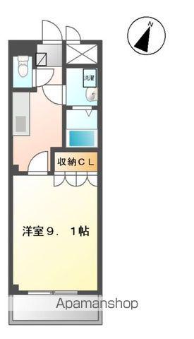 グレース(1K/1階)の間取り写真