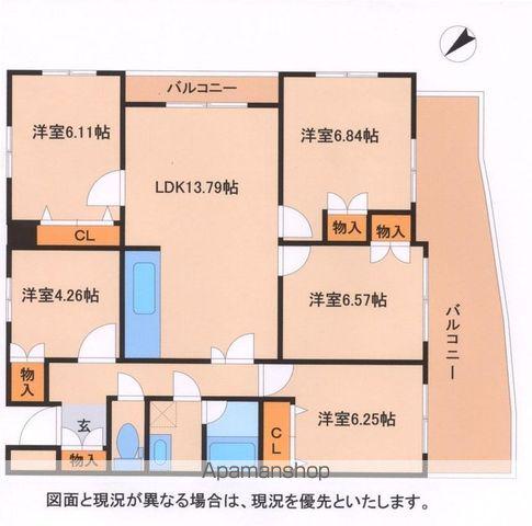 シェモア松戸(5LDK/3階)の間取り写真