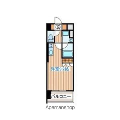 セレブアロース長町(ワンルーム/8階)の間取り写真