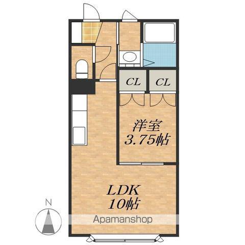 フレグランス529(1LDK/2階)の間取り写真