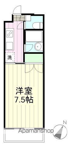 第3レジュエール(1K/2階)の間取り写真