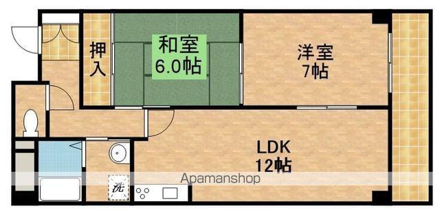 コートボナール(2LDK/3階)の間取り写真