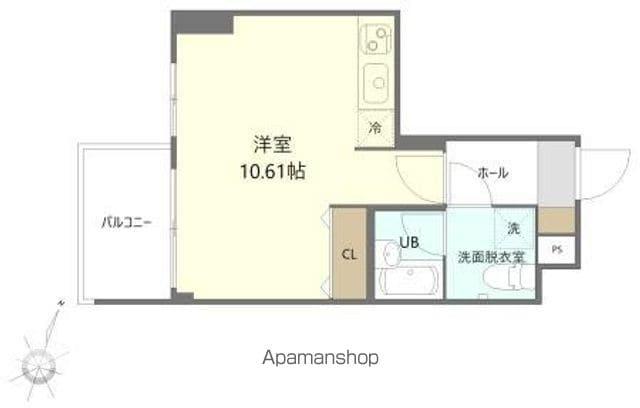 HOPE CITY秋葉原(ワンルーム/11階)の間取り写真