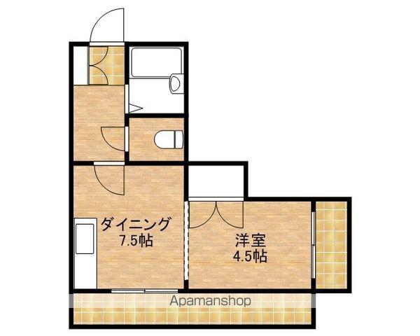 菊水コート(1DK/11階)の間取り写真