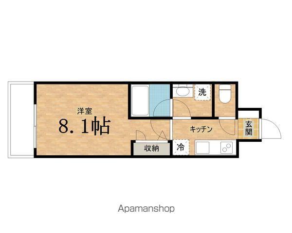 シャーメゾンステージ日野(1K/7階)の間取り写真