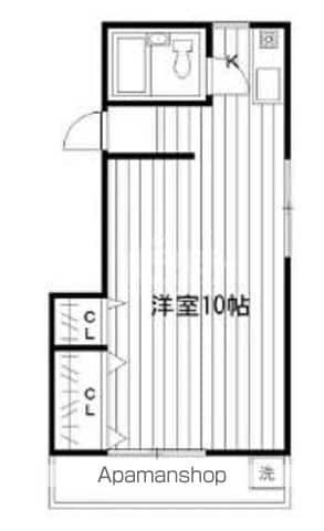 ネオハイツスワン(ワンルーム/2階)の間取り写真