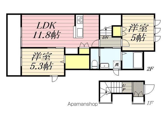 へーベルメゾン TOMO 50(2LDK/2階)の間取り写真