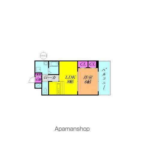 エミネンスパレス(1LDK/4階)の間取り写真