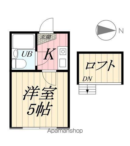 BCASA三郷ⅢRE-BORN B(1K/1階)の間取り写真