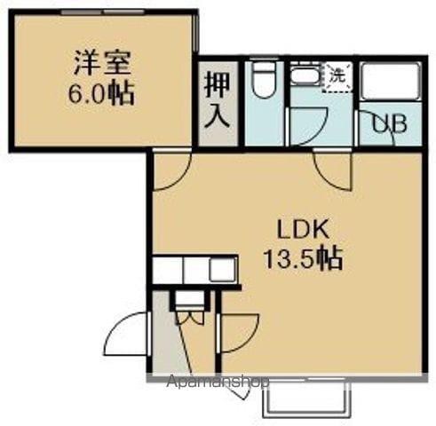 メゾンKAITOⅡ(1LDK/2階)の間取り写真