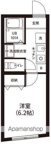 レピュア新板橋駅前レジデンス(1K/1階)の間取り写真