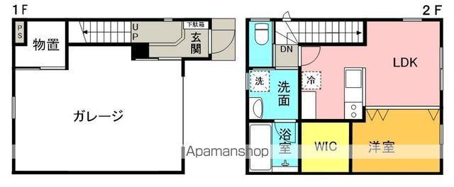 ＣＩＥＬ　ＢＬＵＥ(1LDK)の間取り写真