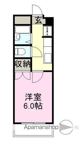 ゴールデンハイツ(1K/3階)の間取り写真