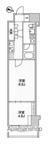 WEAVE BASE -ITABASHI HONCHO 板橋本町(2K/7階)の間取り写真